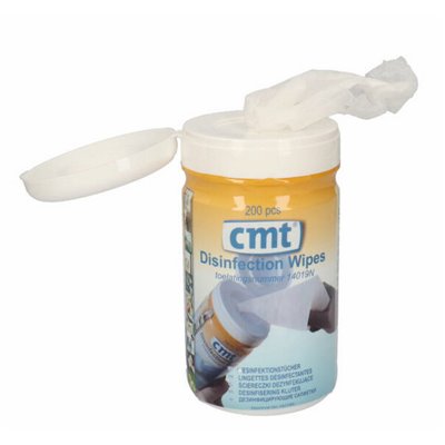 CMT Disinfection Wipes Canister 14019N White