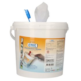 CMT Disinfection Wipes Bucket White Size XL