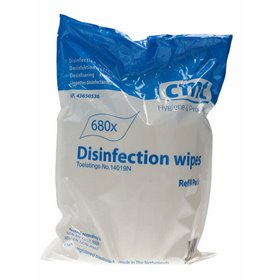 CMT Disinfection Wipes Refill Pack Size XL