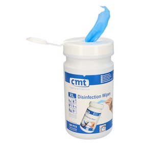 CMT Disinfection Wipes XL 18x22cm Blue Size XL