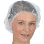 CMT Haarnet - Bouffant Cap Lite Bouffant Cap met Micromaas Wit Maat L 57cm