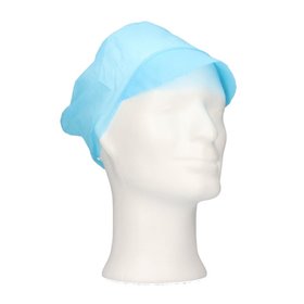 CMT Cap With Peak - Peak Cap PP Non Woven Blue