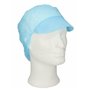 CMT Cap With Peak - Snood Cap PP Non Woven Blue