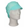 CMT Cap With Peak - Snood Cap PP Non Woven Green