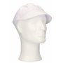 CMT Peaked Cap and Hair Catcher Polyester Cotton Crown White Size XL