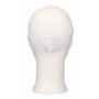 CMT Peaked Cap and Hair Catcher Polyester Cotton Crown White Size XL