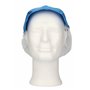 CMT Peaked Cap and Hair Catcher Polyester Cotton Light Blue Size XL