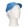 CMT Peaked Cap and Hair Catcher Polyester Cotton Light Blue Size XL