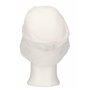 CMT Peaked Cap and Hair Catcher Polyester Cotton White Size L