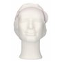 CMT Peaked Cap and Hair Catcher Polyester Cotton White Size L