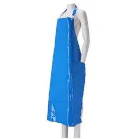CMT PU Apron Metal Free 300my Blue 90x130cm