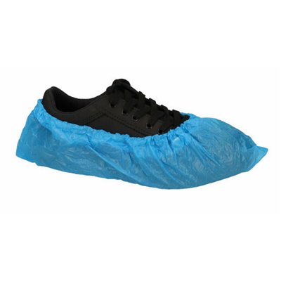 CMT Shoe Cover Roughened CPE 40my Blue Size 36-42