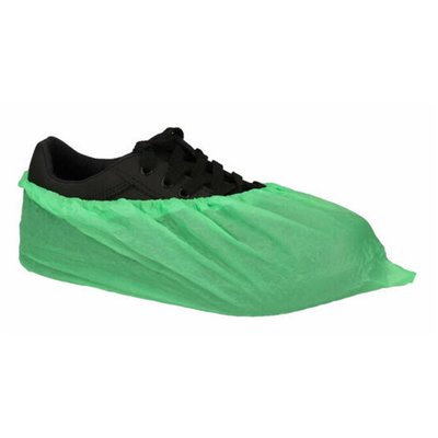 CMT Shoe Cover Roughened CPE 40my Green Size 36-42