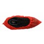 CMT Shoe Cover Roughened CPE 75my Red Size 36-46