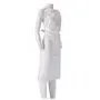 CMT Apron Roughened PE 30my White 138x76cm