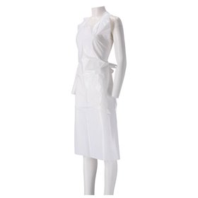 CMT Apron on a Roll Roughened PE 25my White 125x80cm