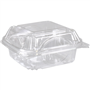 Hamburger containers PET Transparent 133x133x64mm -Horecavoordeel.com-