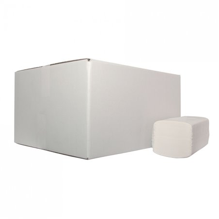 Handdoekjes Z-vouw (EM) Tissue Wit 2-laags 21x24cm Horecavoordeel.com