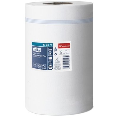 Tork Reflex Plus Mini Centerfeed Cleaning Paper Advanced 1-ply White 67mtr - 19cm -Horecavoordeel.com-