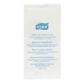 Tork Hygiënezakjes Wit HDPE 2.000 Stuks per Doos - Systeem B5 -Horecavoordeel.com-