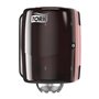 Tork Centerfeed Cleaning Paper Dispenser Black-Red Plastic Performance Line -Horecavoordeel.com-