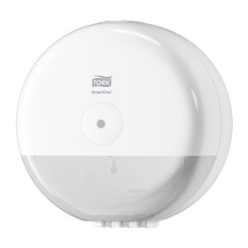 Tork SmartOne Mini Toilet Paper Dispenser White Plastic Elevation-Line -Horecavoordeel.com-