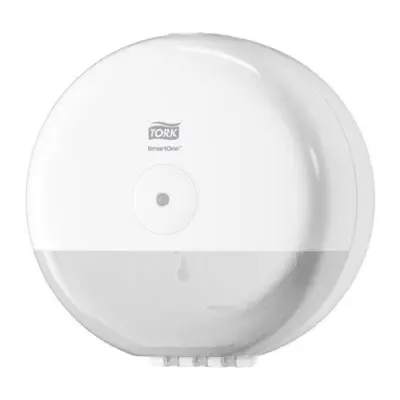 Tork SmartOne Mini Toilet Paper Dispenser White Plastic Elevation-Line -Horecavoordeel.com-