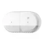 Tork SmartOne Mini Twin Toilet Paper Dispenser White Plastic Elevation-Line -Horecavoordeel.com-