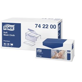 Tork Zachte Wasdoek Premium 1-laags Wit 30x30cm -Horecavoordeel.com-