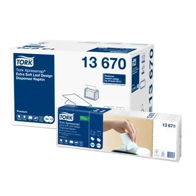 Tork Xpressnap Extra Soft Dispenser Napkin Premium 2-ply White -Horecavoordeel.com-