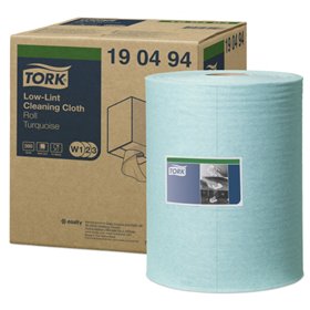 Tork Low-Lint Combi Rol Reinigingsdoek 1-laags Turqoise 180 Meter - Systeem W1/W2/W3 -Horecavoordeel.com-