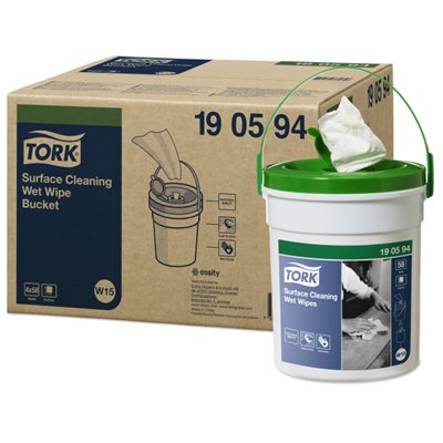 Tork Surface Cleaning Vochtige Doeken 1-laags Wit - Systeem W15 -Horecavoordeel.com-