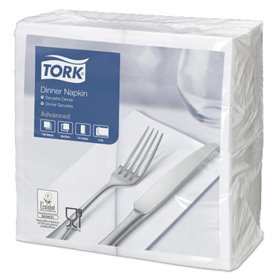 Tork Dinner Napkin Advanced 2-ply White 39x39cm 1/8-fold -Horecavoordeel.com-