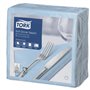 Tork Soft Dinerservet Advanced 3-laags Lichtblauw 39x39cm ¼-vouw -Horecavoordeel.com-