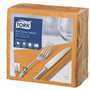 Tork Soft Dinerservet Advanced 3-laags Oranje 39x39cm ¼-vouw -Horecavoordeel.com-