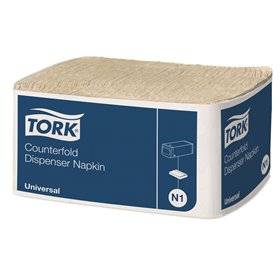 Tork Dispenser Napkin Counterfold Universal 1-ply Natural 31x32cm -Horecavoordeel.com-