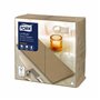 Tork LinStyle Dinnerservet Premium 1-laags Biscuit 40x39cm 1/8-vouw -Horecavoordeel.com-