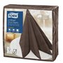 Tork LinStyle Dinnerservet Premium 1-laags Cocoa 39x39cm ¼-vouw -Horecavoordeel.com-