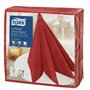 Tork LinStyle Dinnerservet Premium 1-laags Rood 39x39cm ¼-vouw -Horecavoordeel.com-