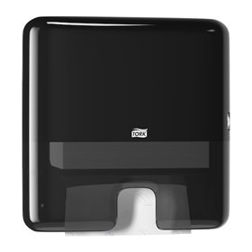 Tork Xpress Mini Multifold Towel Dispenser Black Plastic Elevation-Line -Horecavoordeel.com-