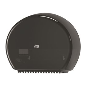 Tork Mini Jumbo Toilet Paper Dispenser Black Plastic Elevation-Line -Horecavoordeel.com-