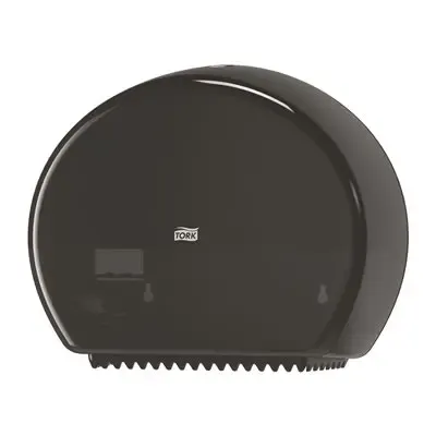 Tork Mini Jumbo Toilet Paper Dispenser Black Plastic Elevation-Line -Horecavoordeel.com-