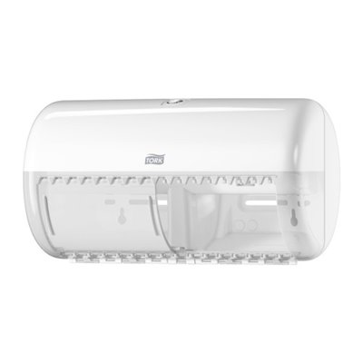 Tork Traditional Toilet Paper Dispenser White Plastic Elevation-Line -Horecavoordeel.com-