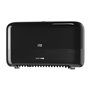 Tork Twin Sleeveless Mid-size Toilet Paper Dispenser Black Plastic Elevation-Line -Horecavoordeel.com-