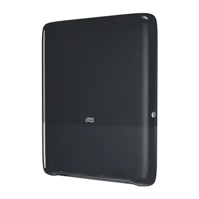 Tork PeakServe Mini Continu Handdoek Dispenser Zwart Kunststof Elevation-Line - Systeem H5 -Horecavoordeel.com-