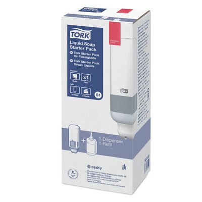 Tork Liquid Soap Dispenser Starter Pack -Horecavoordeel.com-