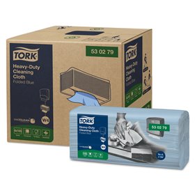 Tork Heavy-Duty Reinigingsdoek XL Handy Box 1-laags Blauw 41,5x35,5cm -Horecavoordeel.com-