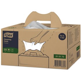 Tork Cleaning Handy Box Cleaning Cloth 1-ply White 41.5x35.5cm -Horecavoordeel.com-