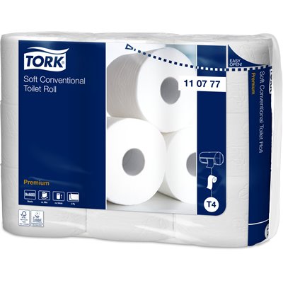 Tork Soft Traditional Toilet Paper Premium 2-ply 66mtr - 9.4cm -Horecavoordeel.com-