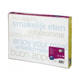 Tork Placemat Text Advanced 1-laags Decor 42x30cm -Horecavoordeel.com-